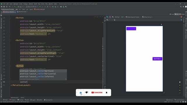 How to use RelativeLayout in Kotlin смотреть онлайн