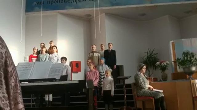 Детский хор г. Комсомольск Рождественская песня смотреть онлайн