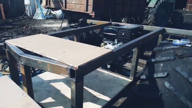 Делаем пол и сидения из фанеры, самое то для экстремальной езды. Установка рулевого управления. смотреть онлайн
