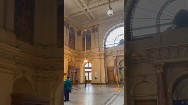 Будапешт, ж.д. вокзал Келети, зал им. Лоцц (Lotz) смотреть онлайн