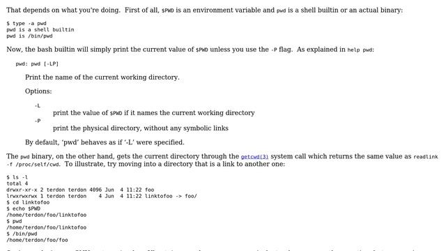 Unix & Linux: What is $PWD? (vs current working directory) (2 Solutions!!) смотреть онлайн