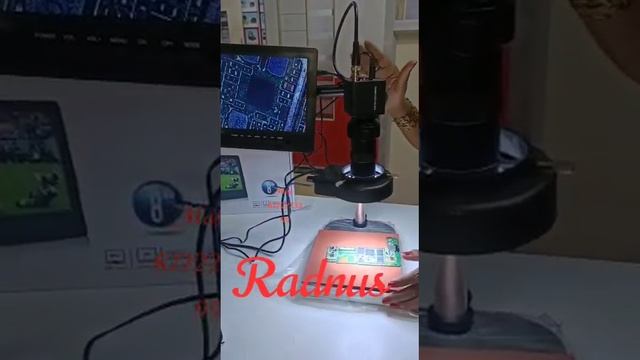 MICROSCOPE WITH CAMERA #DIGITAL INDUDTRIAL ELECTRON TRINAKULAR Radnus Mary 8122273399 смотреть онлайн