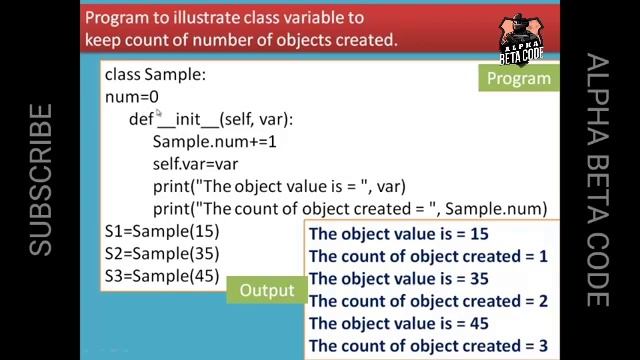 chap 10 - Python Class and Objects #Alphabetacode #thottarayaswamy #12 computer science смотреть онлайн