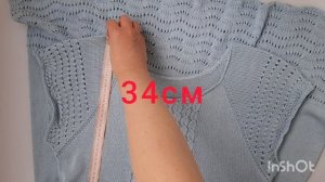 летнее платье спицами, платье на лето спицами, платье из хлопка спицами, платье регланом сверху