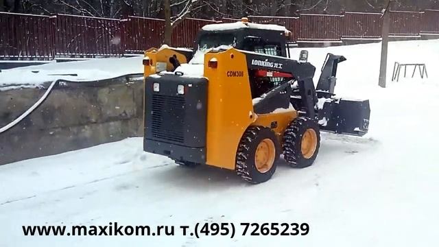 Снегометатель на Lonking CDM308 смотреть онлайн