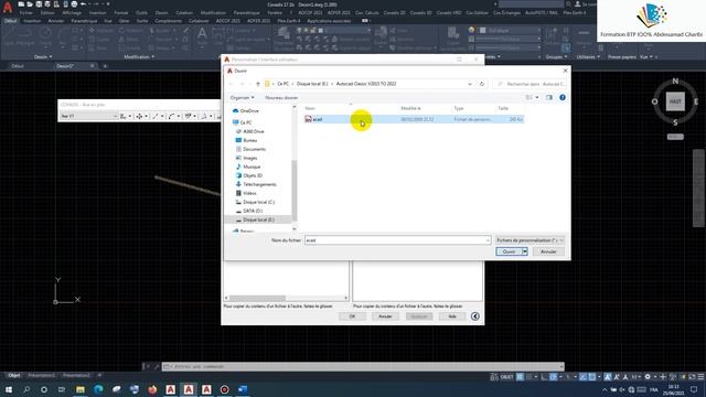 COVADIS 17.1b et Autocad 2021 Restaurer l'espace de travail classique смотреть онлайн