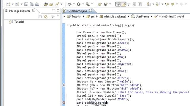Java programming Lesson 63 GUI : Adding Panels within Panels and setting Layout manager смотреть онлайн