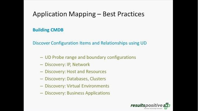 HP UCMDB Best Practices: Application Mappings смотреть онлайн