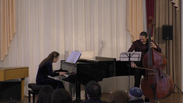 Ольга Дюжина. "Незнакомка" (для контрабаса и фортепиано). смотреть онлайн