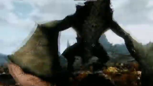 Elder Scrolls V: Skyrim 1st Dragon (3rd Person Combat)