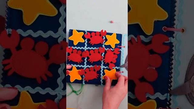 Magnetic Fishing Game, Felt Sea Animals Learning Toy, Sea quiet book, Travel Toy for Toddler смотреть онлайн
