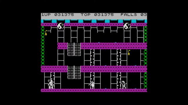 ZX Spectrum игра Bruce Lee полное прохождение. смотреть онлайн