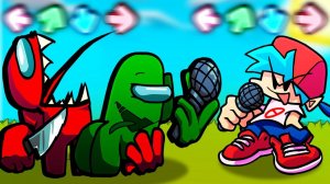2 БОССА Амонг Ас Предатель vs Friday Night Funkin' Mod VS Impostor V4 [Demo] от фани геймс тв