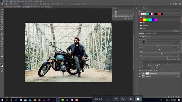 Color Grading Using Selective Color | Photoshop tutorial | 2021 смотреть онлайн