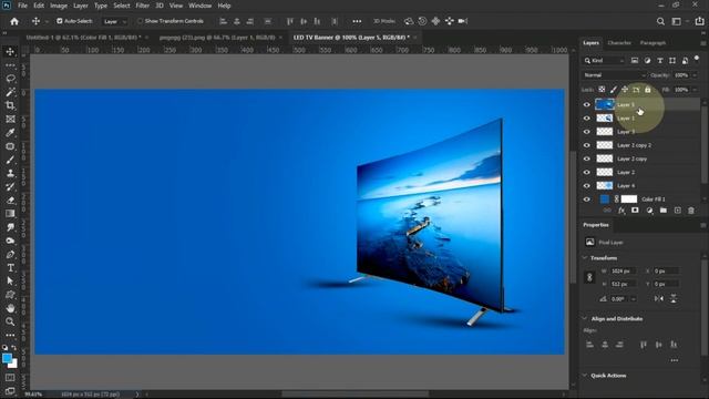 Android Smart LED - Facebook Banner Design in Photoshop cc смотреть онлайн