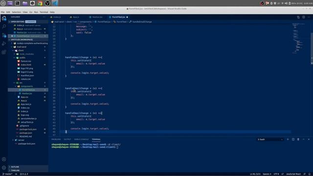 How To Connect ReactJS with NodeJS Backend API | Email Sending Using ReactJS | React Semantic UI смотреть онлайн