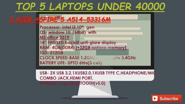 TOP 5 LAPTOPS UNDER 40,000 | BEST DEALS ON LAPTOPS |LAPTOPS | TECHNOLOGY смотреть онлайн