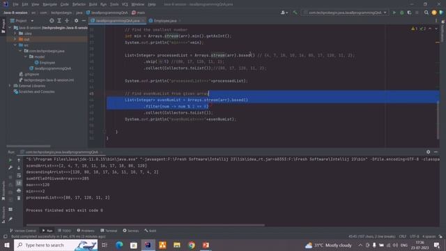 5 | Java 8 | Find Even or Odd element of given Array | Java 8 Stream API | Stream Filter usecase смотреть онлайн