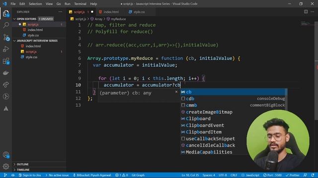 Javascript Interview Questions ( map, filter and reduce ) - Polyfills and Output Based Questions смотреть онлайн