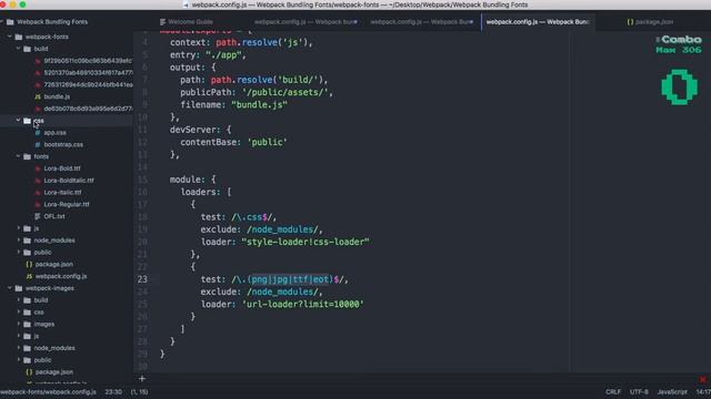 Webpack Bundling fonts # 10 смотреть онлайн