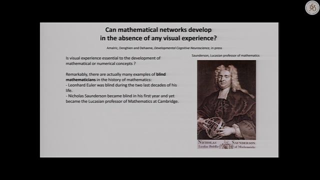 Prof. Stanislas Dehaene - A Close Look At The Mathematician's Brain?