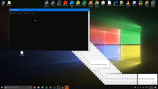 Me killing error spam using Command Prompt смотреть онлайн