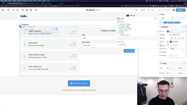 How to bind complex data with Javascript in WeWeb смотреть онлайн