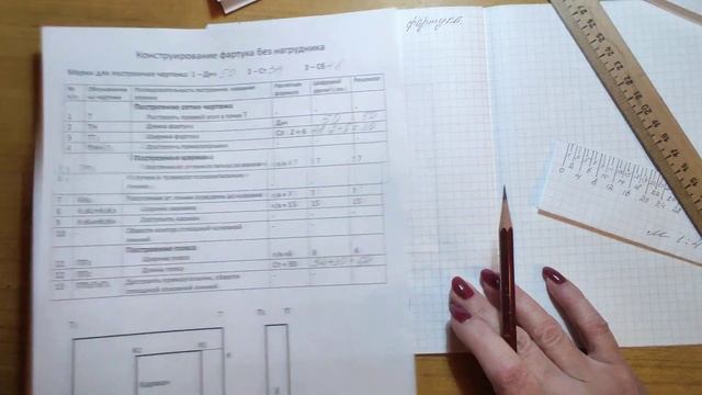 Чертеж фартука смотреть онлайн