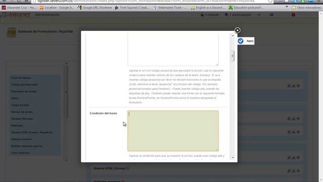 9. FORMA EJEMPLO 7 (ACCIÓN DE ESTADO DE REGISTROS Y AGREGAR ACCIONES PARA EDITAR REGISTROS) смотреть онлайн