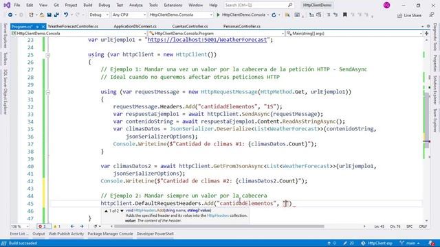 3 - Enviando Valores por la Cabecera HTTP - SendAsync - JWT | HttpClient C# смотреть онлайн