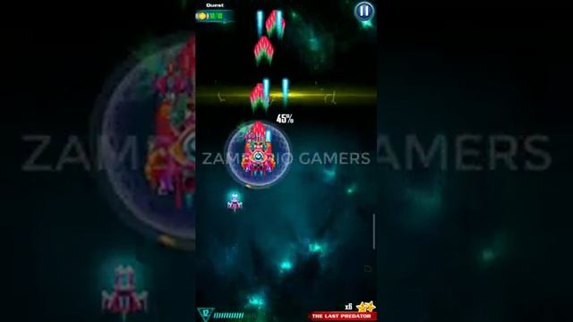 Galaxy Attack Alien Shooter The Last Predator Event | Level 8 | Boss Kolipel | Zambario Gamers смотреть онлайн