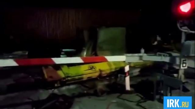 Грузовой кран столкнулся с поездом в Тайшетском районе смотреть онлайн