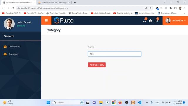 08 - Insert category In Database | Php News Portal Project | Php Project for beginners смотреть онлайн