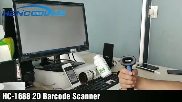 HC-1688 handheld wired 2D USB interface barcode scanner for retail and supermarlet смотреть онлайн