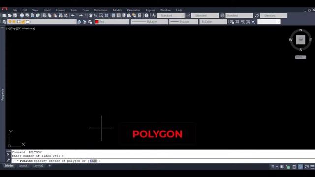 How to draw Polygon in AutoCAD / Civil 3D? смотреть онлайн