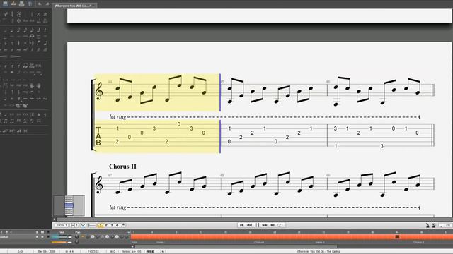 LEARN Wherever You Will Go - The Calling TAB (Guitar Pro fingerstyle) смотреть онлайн