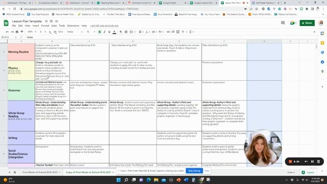 Google Sheets Lesson Plan Tutorial смотреть онлайн