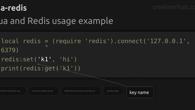 Lua and Redis usage example #lua-redis смотреть онлайн