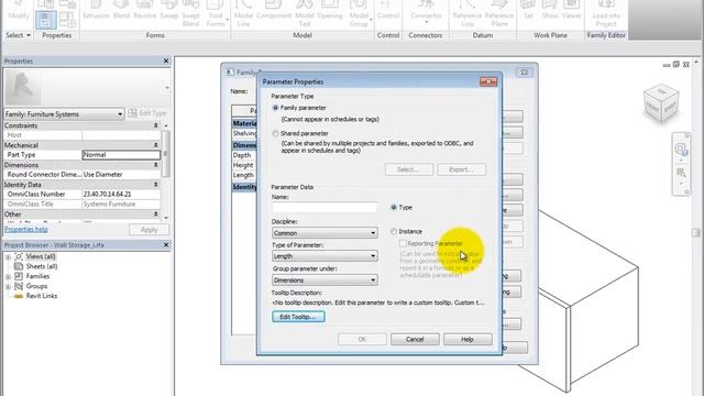 Creating and Grouping Family Parameters смотреть онлайн
