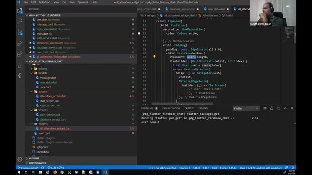 Build Chat App (Part 3) with Flutter and Firebase (For Beginners) - Sumith Damodaran -GDG Copenhage смотреть онлайн