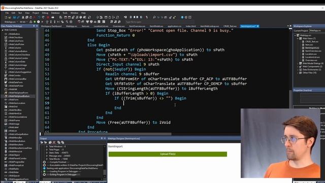 Import data from a CSV file смотреть онлайн