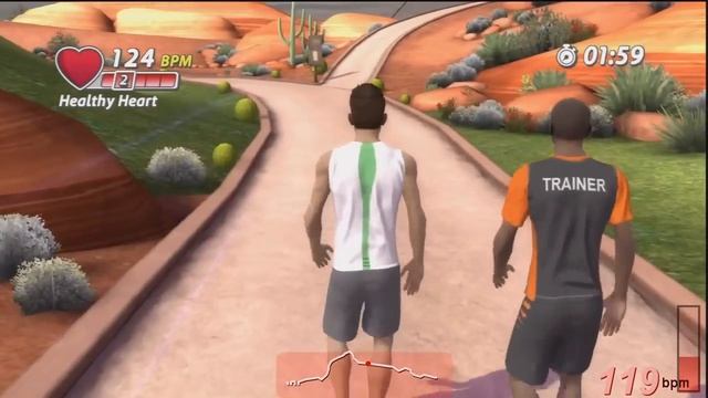 EA Sports Active 2 PS3 - On Screen Heart Rate Comparison смотреть онлайн