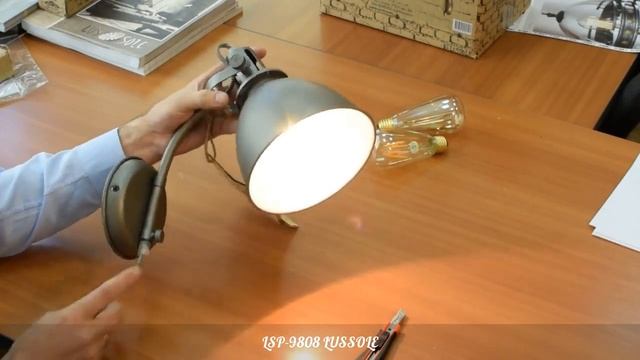 Настенный светильник из металла «LOFT» LSP-9808 смотреть онлайн