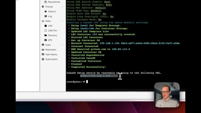 How to install Casa OS on Proxmox смотреть онлайн