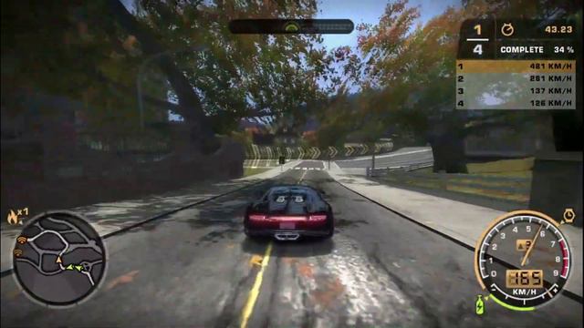 NFS MOST WANTED 2005 Remastered Bugatti Chiron vs Blacklist Racers смотреть онлайн