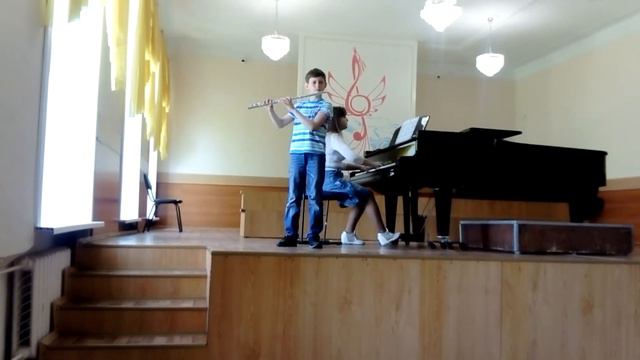 Вариации на тему пачини. Ш. Данкля, Лео, 9 лет, флейта