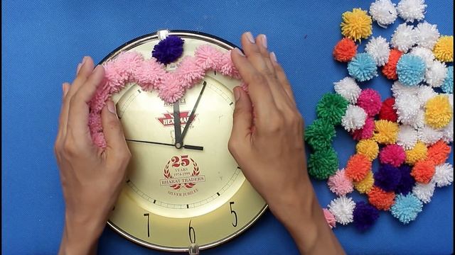Best out of Waste || Wall Clock Decoration Idea || DIY Room Decoration Idea 2018 || Handmade Craft смотреть онлайн