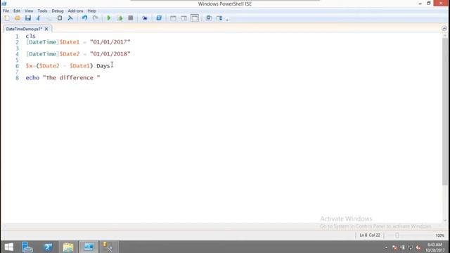 #88 : Difference between two dates with Powershell смотреть онлайн
