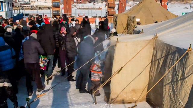 Зима в Хабаровске 2014. timelapse. таймлапс смотреть онлайн