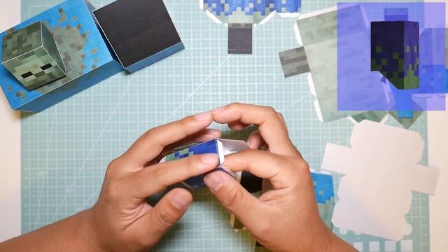 마인크래프트 뮤턴트 좀비 만들기 How to make a Mutant Zombie (Minecraft Papercraft) смотреть онлайн